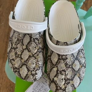 Crocs Crocband Women's Snakeskin Crocs Print Clogs Crocs
